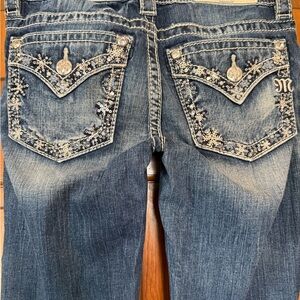 NWOT Miss Me Women's Blue Embellished Jeans